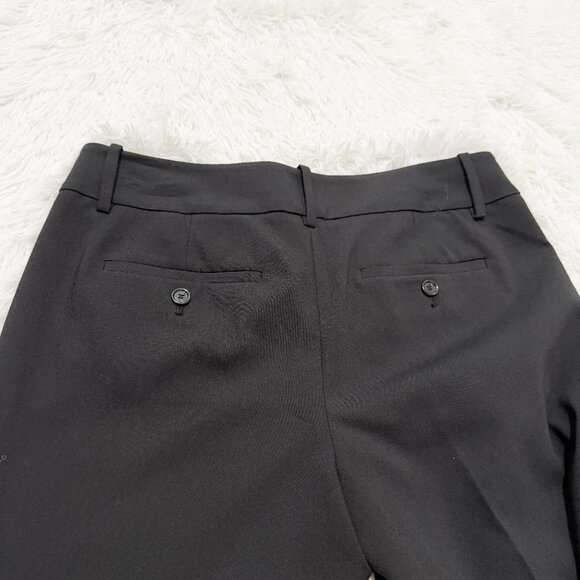 Women Loft Boot Cut Mini Flare Dress Pant Trouser in Black Size 6 - Picture 10 of 10